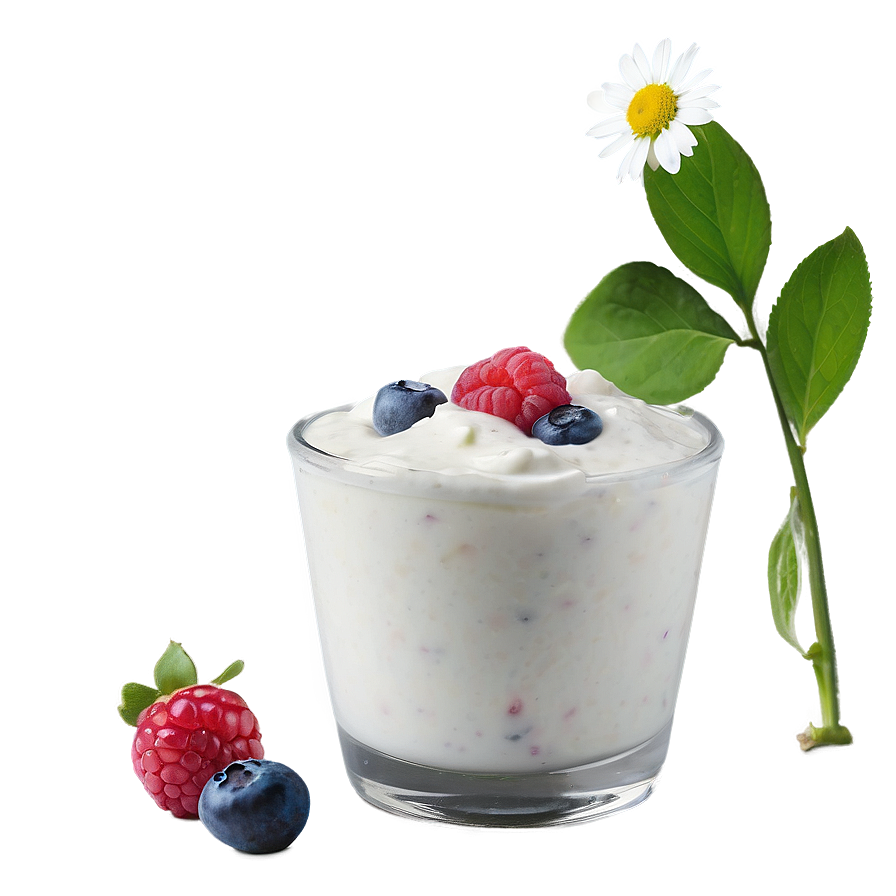 Berries And Yogurt Png 86