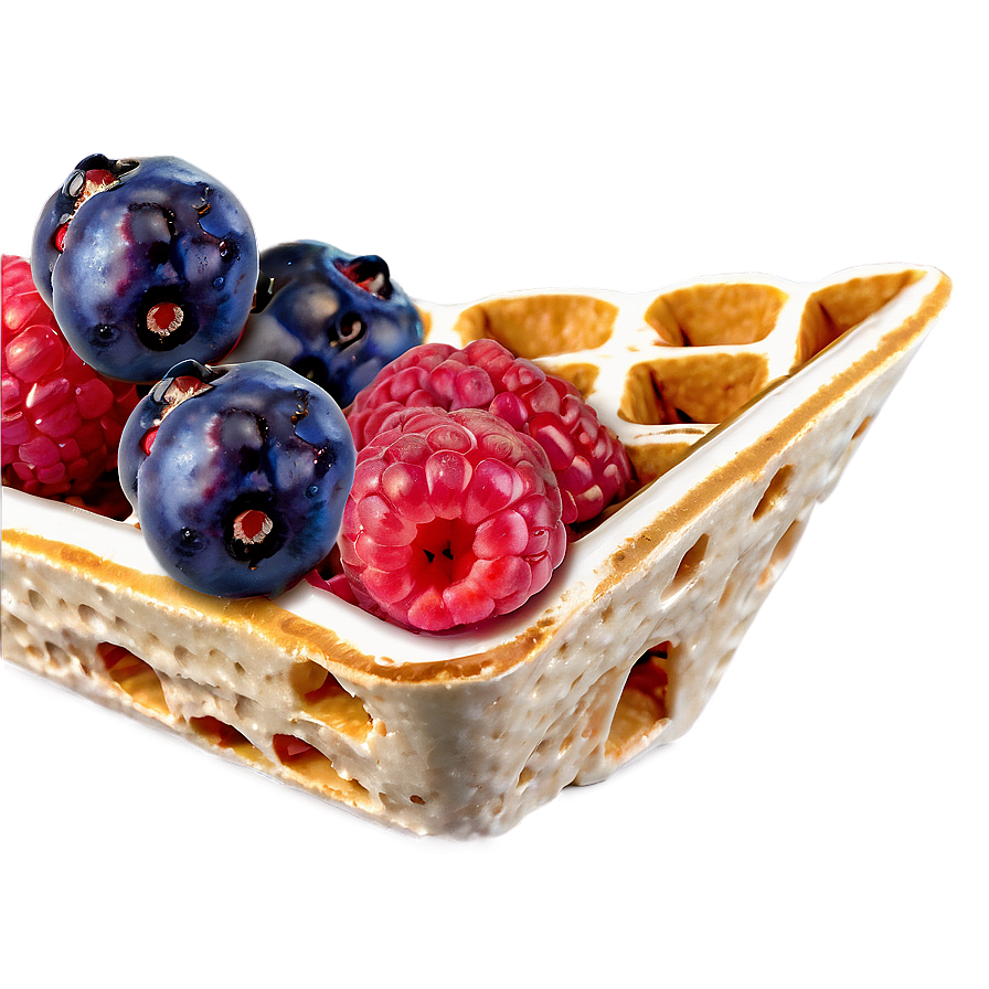 Berries In Waffle Cone Png 06122024