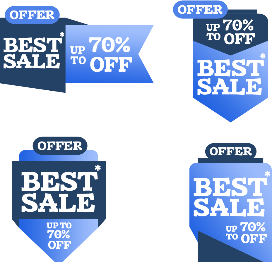 Best Sale Offer Banners Set