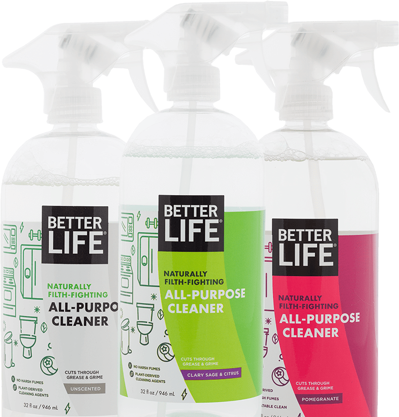 Better Life Cleaners Product Range