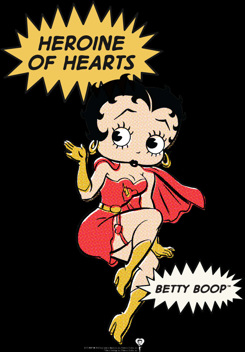 Betty Boop Heroineof Hearts Poster