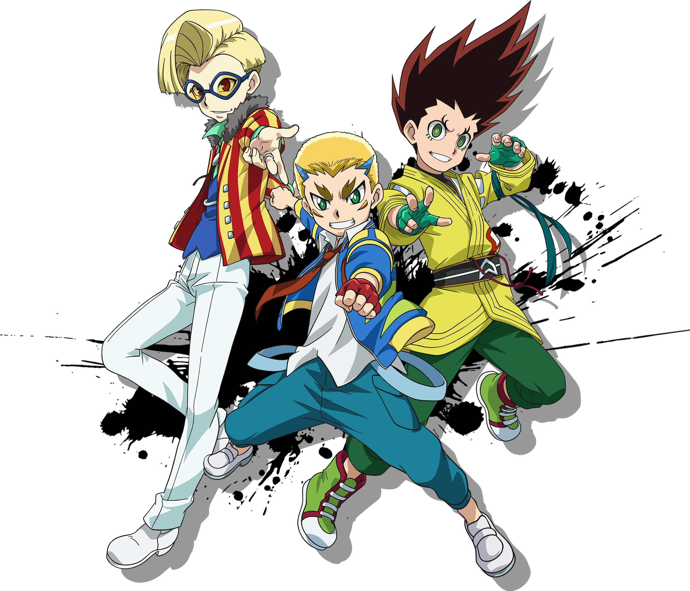 Beyblade Animated Characters Ready For Battle