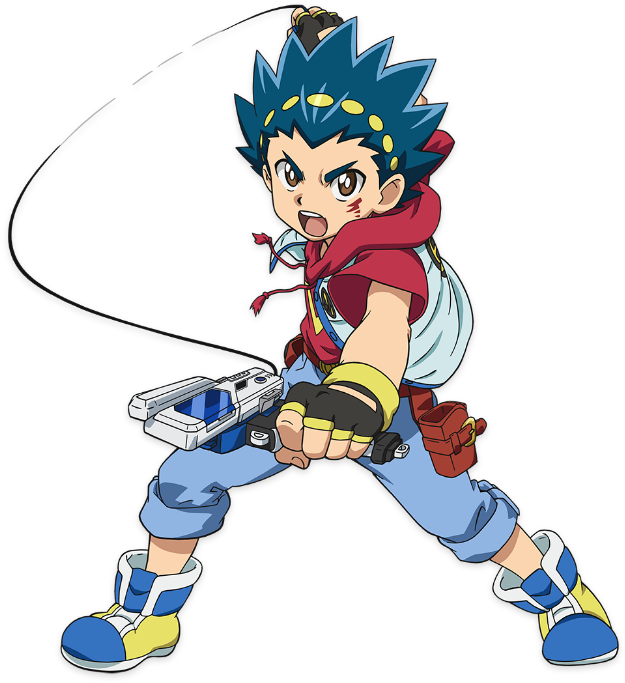 Beyblade Anime Character Launching Top