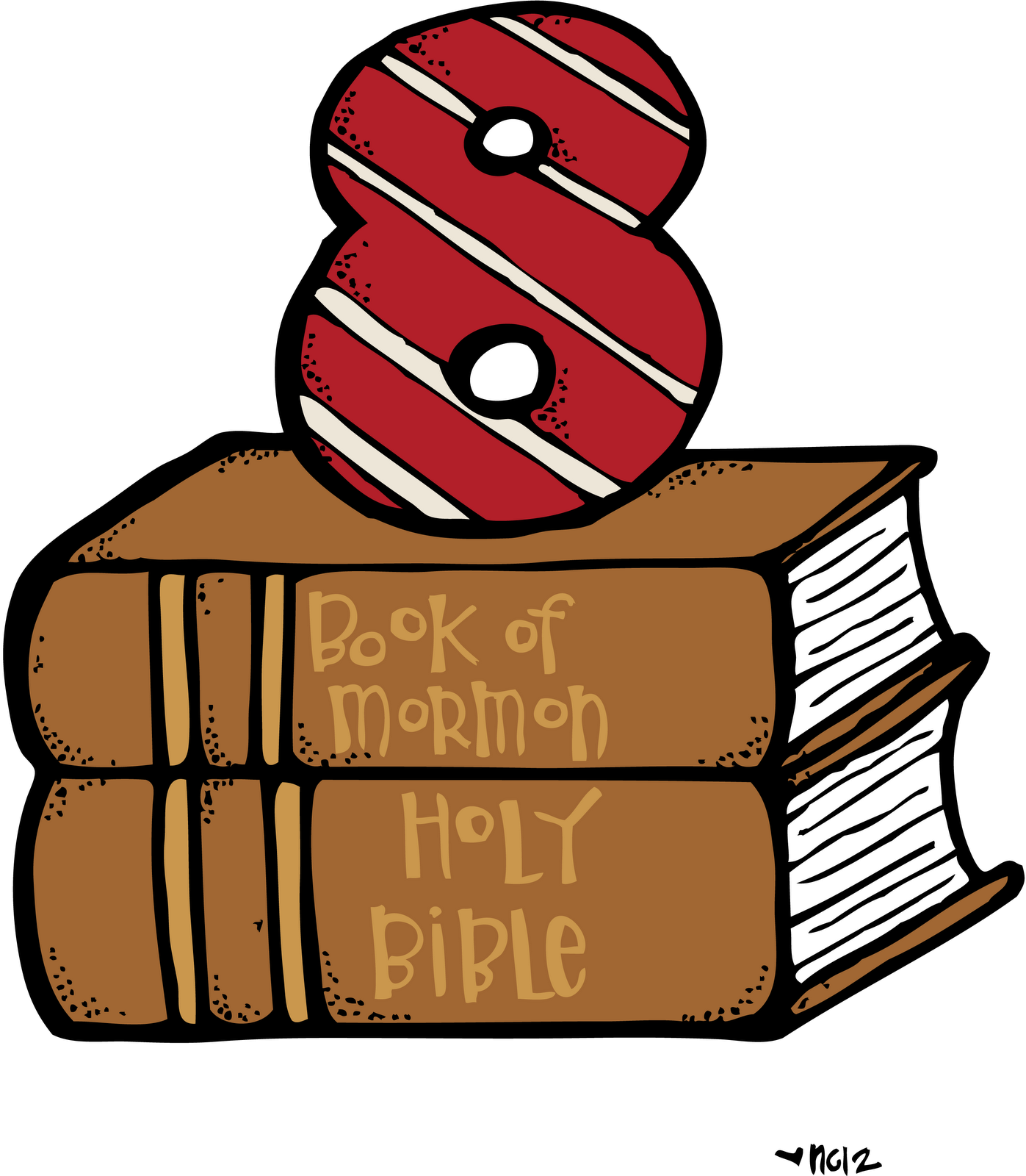 Bibleand Bookof Mormon Clipart