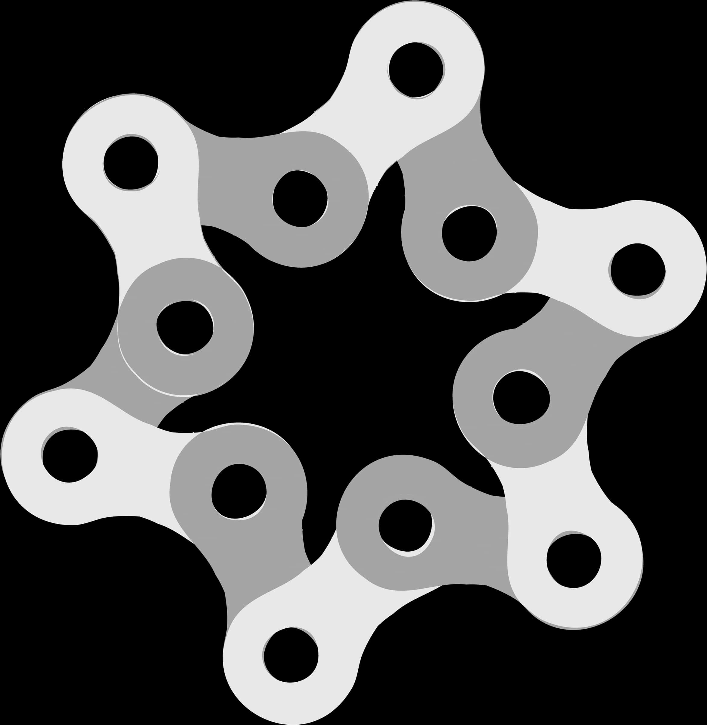 Bicycle Chain Link Pattern