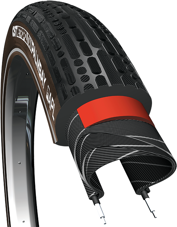 Bicycle Tire Profile View