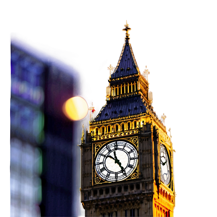 Big Ben Evening Skyline Png Ymt