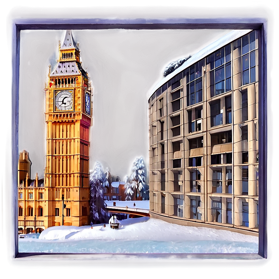 Big Ben Through Window Png 14