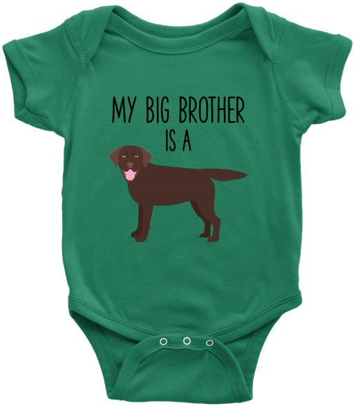 Big Brother Dog Themed Newborn Onesie