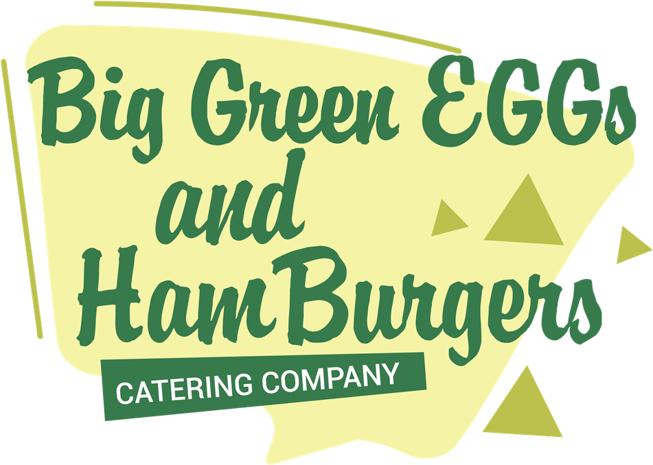 Big Green Eggsand Ham Burgers Logo