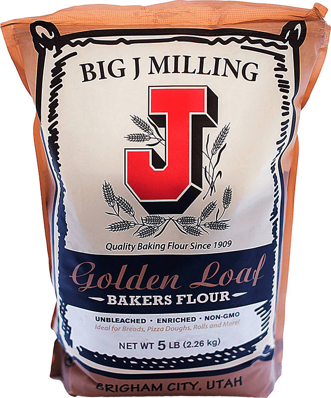 Big J Milling Golden Loaf Bakers Flour Bag