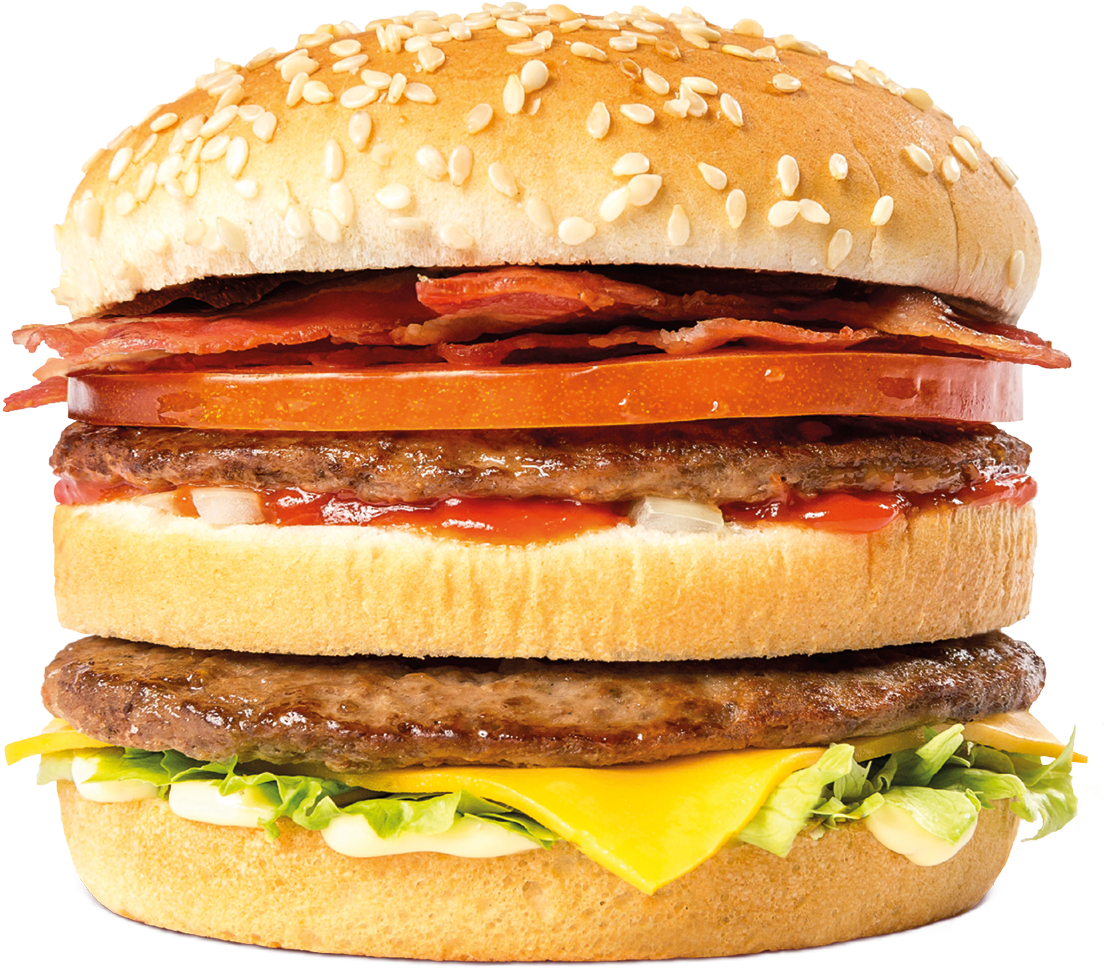 Big Mac Burger Closeup