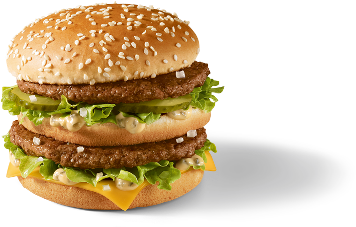 Big Mac Burger Isolated