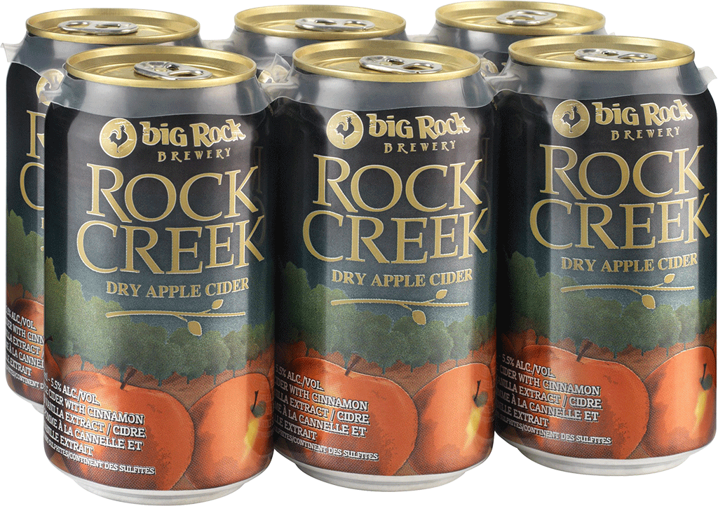 Big Rock Brewery Rock Creek Cider Cans