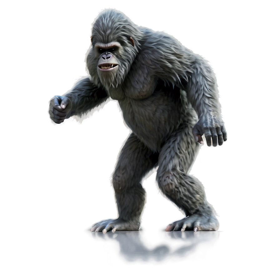 Bigfoot In Wilderness Png Fyn62