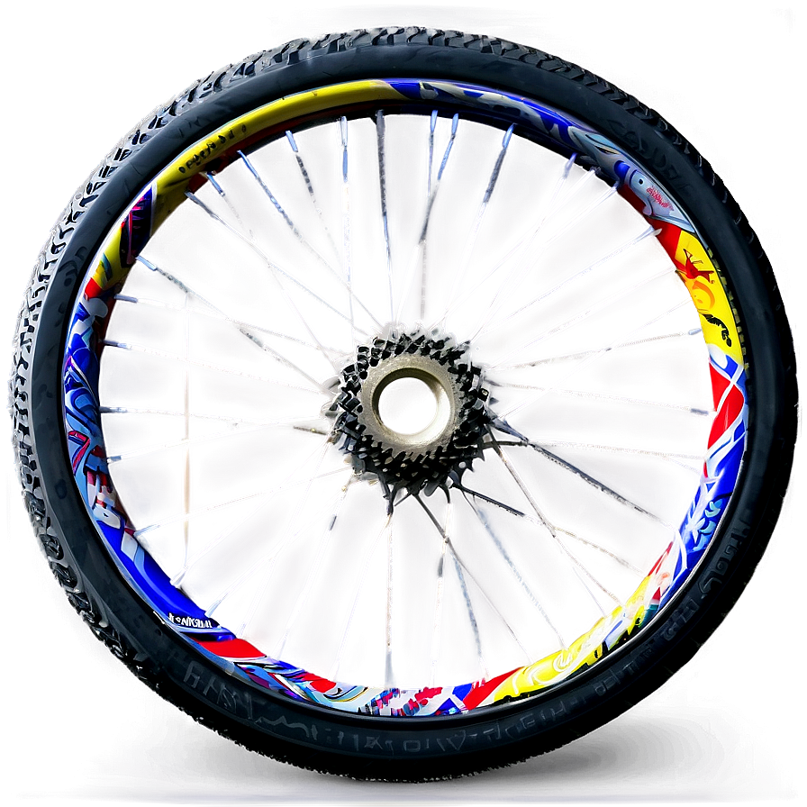 Bike Wheel In Landscape Png Bxr