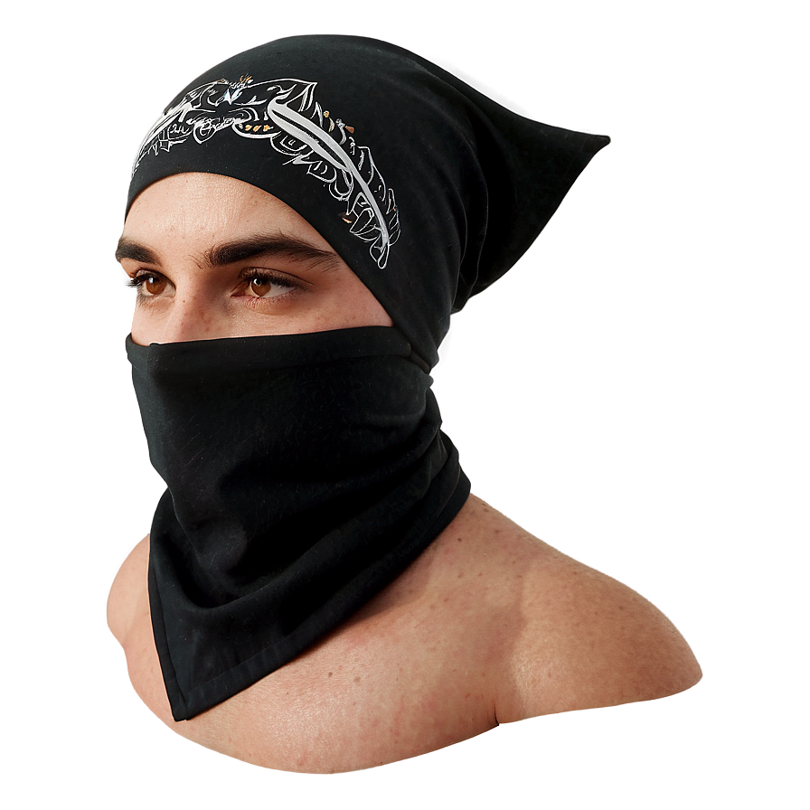 Biker Black Bandana Png Uem