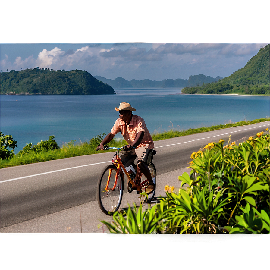 Biking Along The Coast Png Bxu76