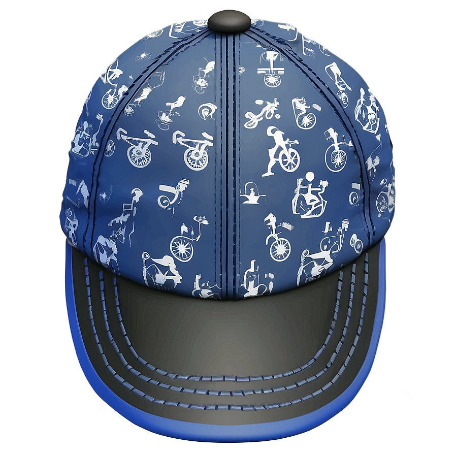 Biking Dad Cap Blueprint Png Pxi70