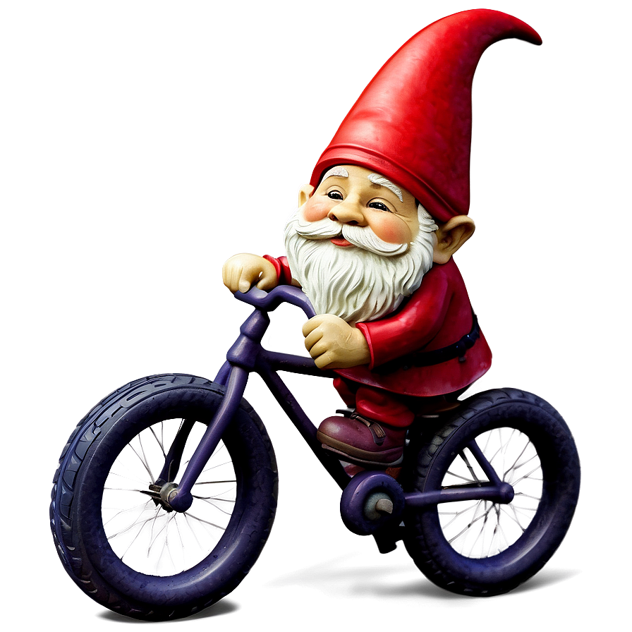 Biking Garden Gnome Png Nrn37