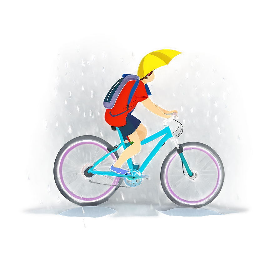 Biking In The Rain Png Cvq7