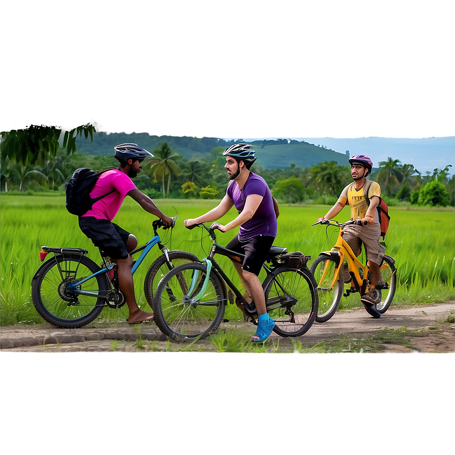 Biking Through The Countryside Png 20