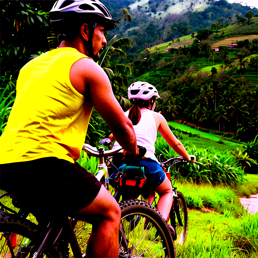 Biking Through The Countryside Png 4