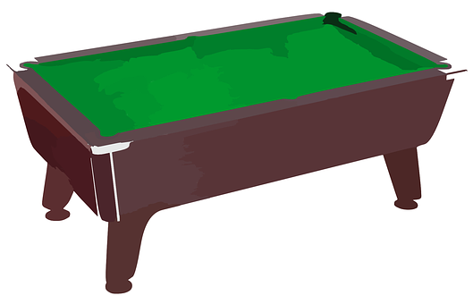 Billiard Table Vector Illustration