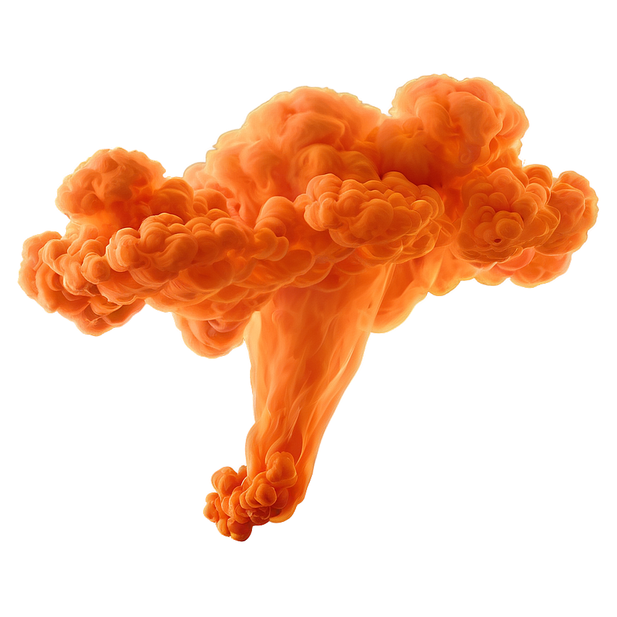 Billowing Orange Smoke Png Cpi32