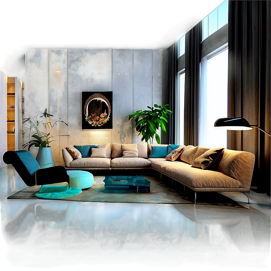 Biophilic Living Room Design Png Stw