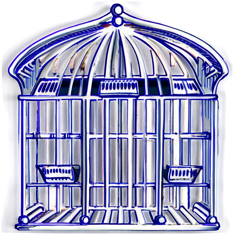 Bird Cage Design Png 10