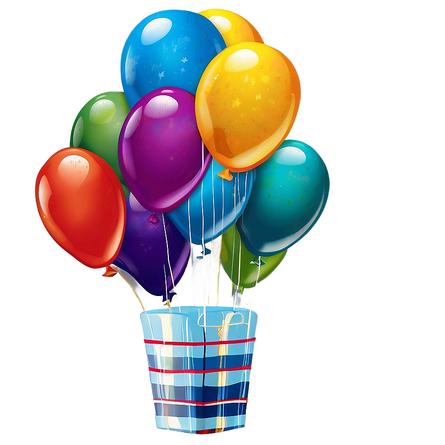 Birthday Balloon Bunch Png Ihe14