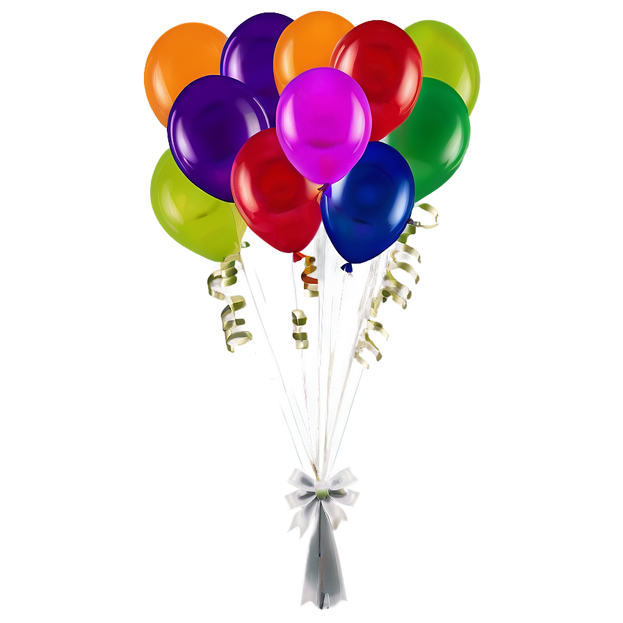 Birthday Balloon Decoration Png Cjb