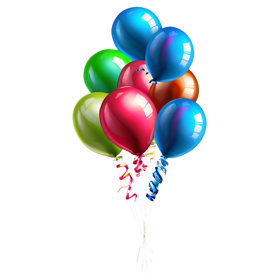 Birthday Balloon Decoration Png Nph