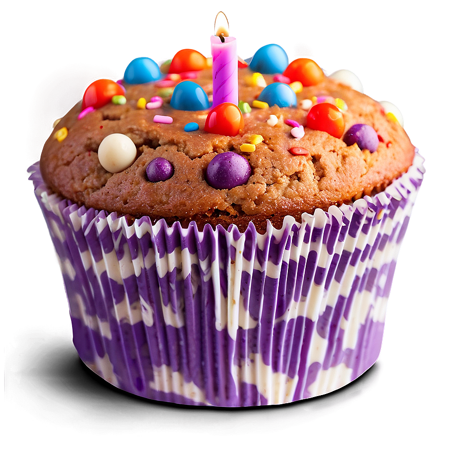 Birthday Cake Muffin Png 05212024