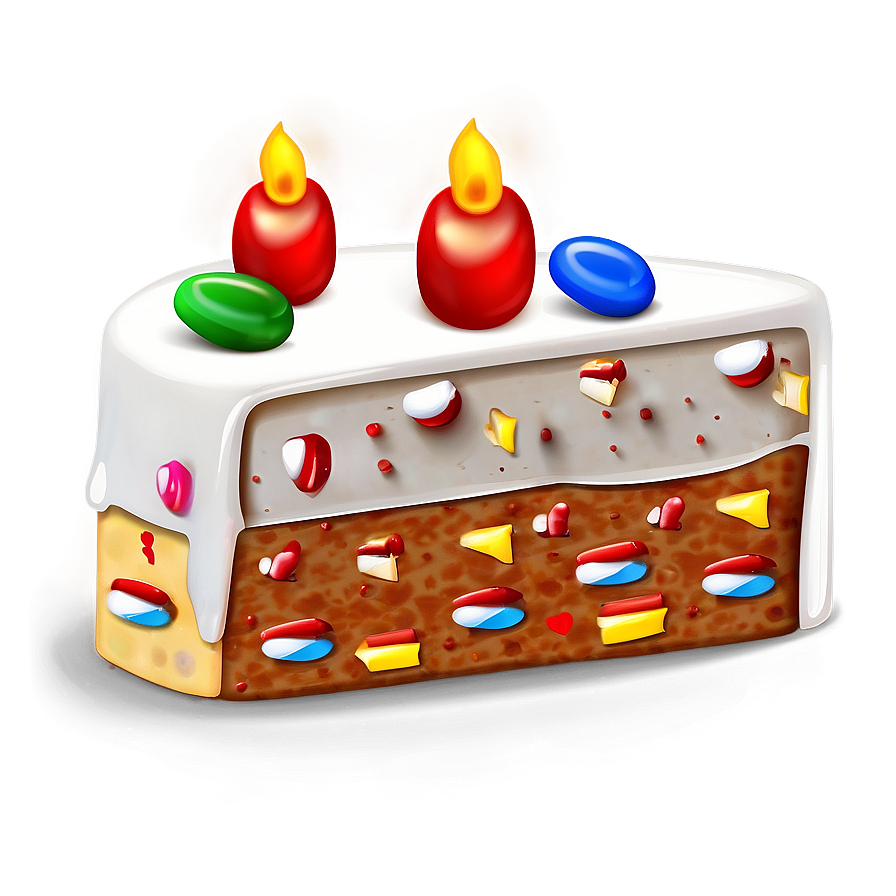 Birthday Cake Slice Emoji Png 65