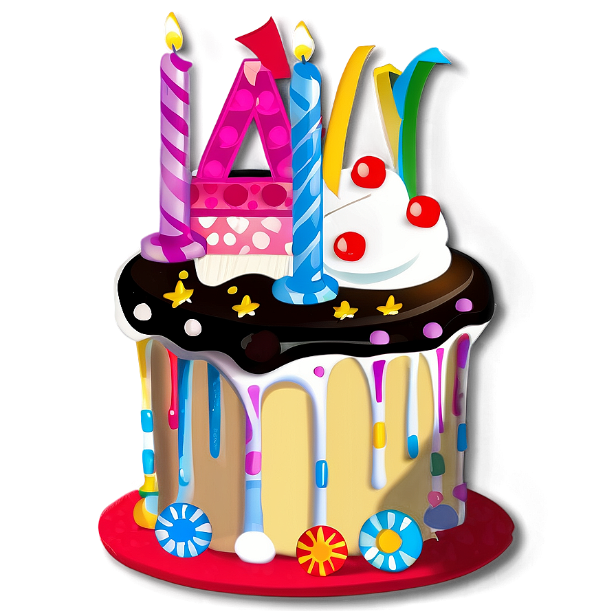 Birthday Cake Sticker Png 48