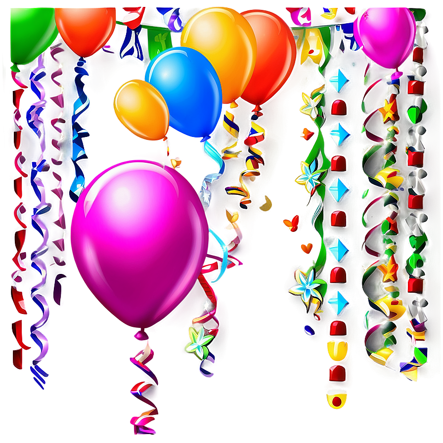 Birthday Decorations Png 05042024