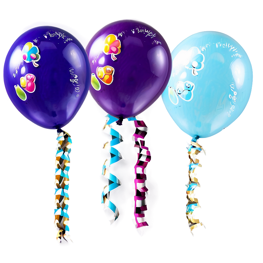 Birthday Party Balloon Png Gks