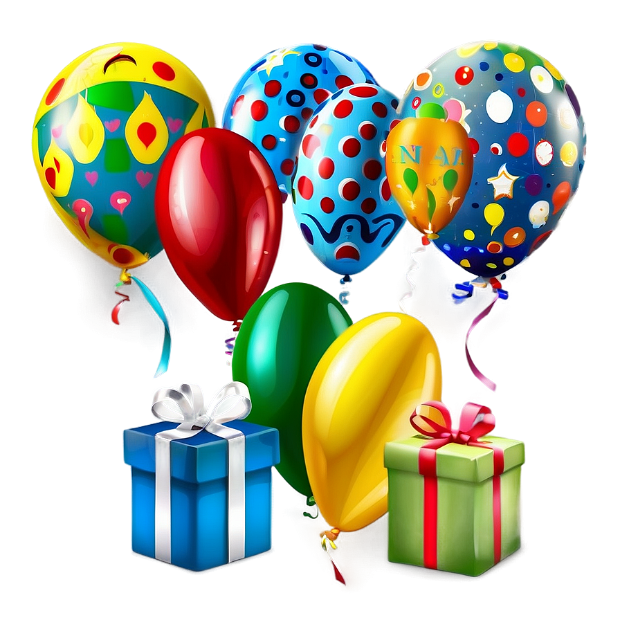 Birthday Party Balloon Png Twb