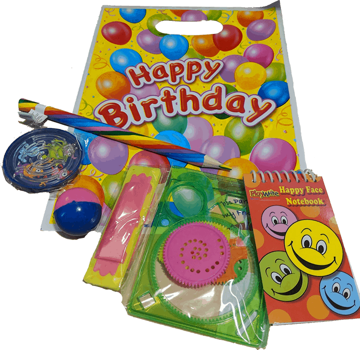 Birthday Party Favor Bag Items