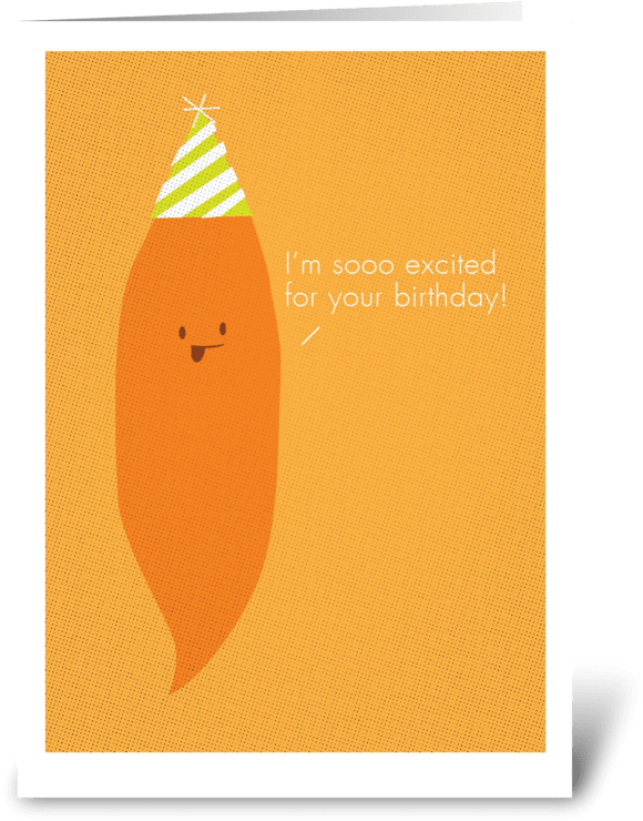 Birthday Yam Greeting Card