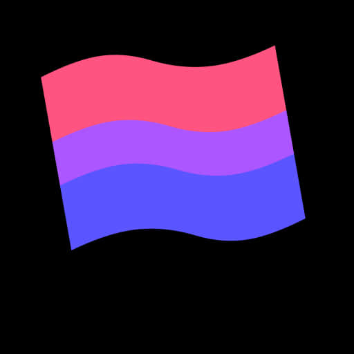 Bisexual Pride Flag Illustration