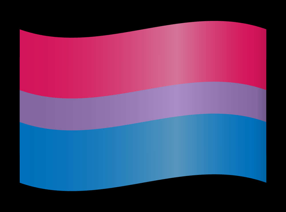 Bisexual_ Pride_ Flag_ Waving