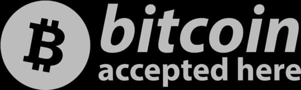 Bitcoin Accepted Here Sign
