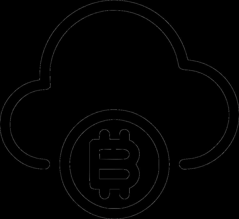 Bitcoin Cloud Icon