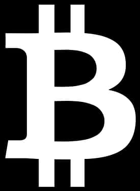 Bitcoin Logo Blackand White