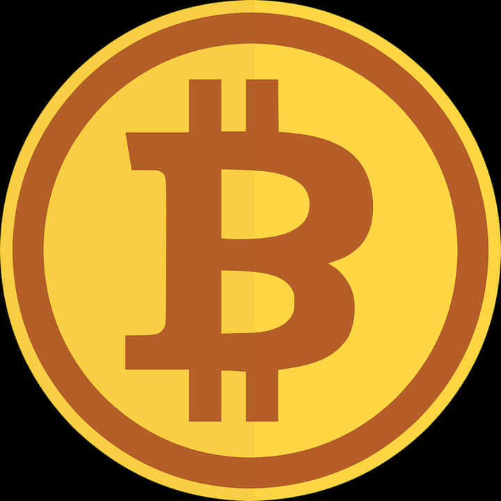 Bitcoin Logo Golden Coin
