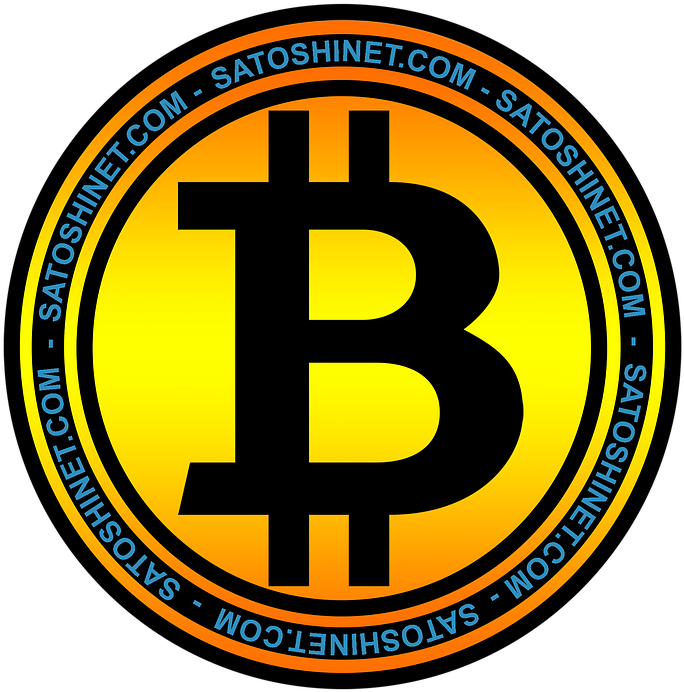 Bitcoin Logowith Satoshi Net Watermark