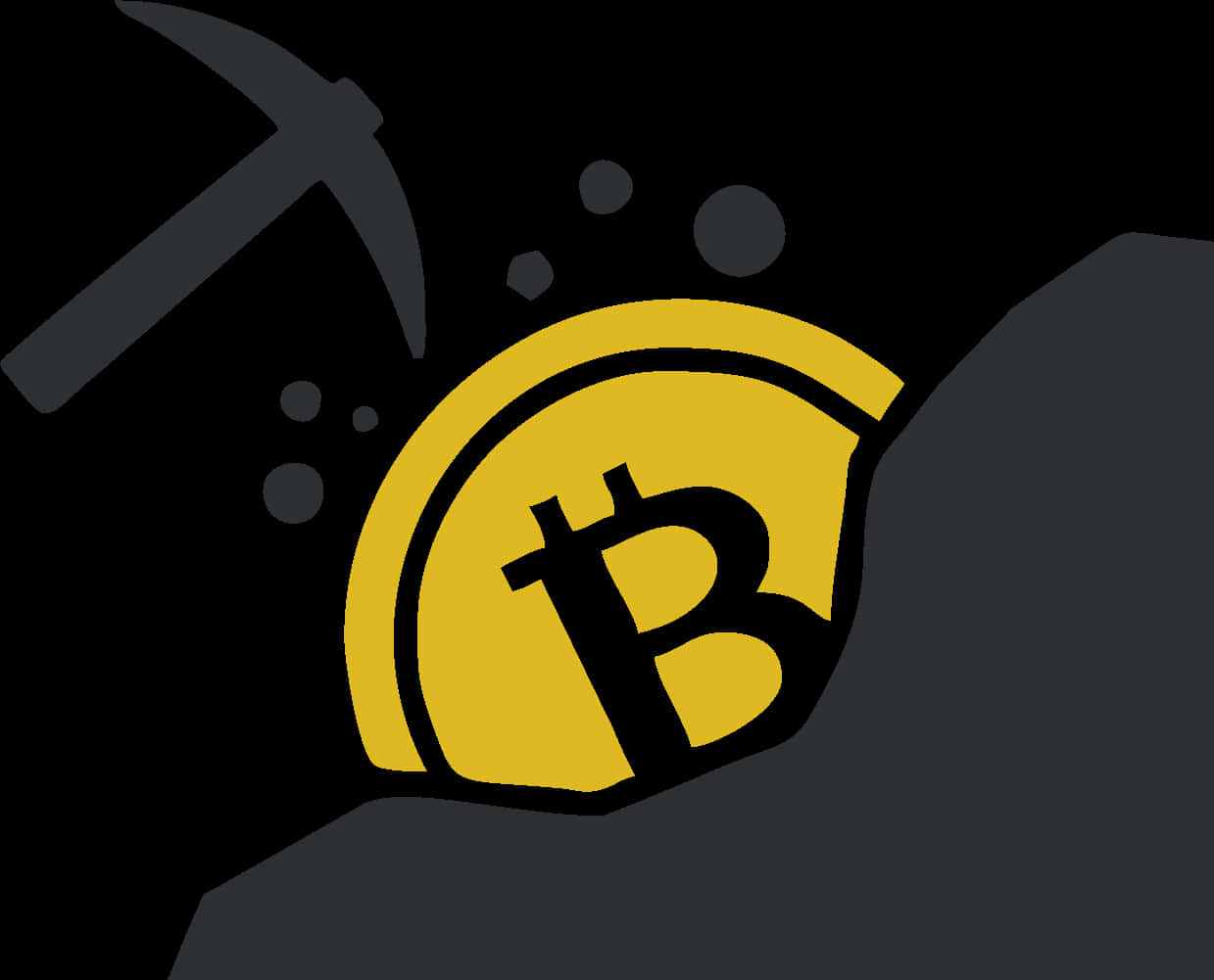 Bitcoin Mining Concept Art